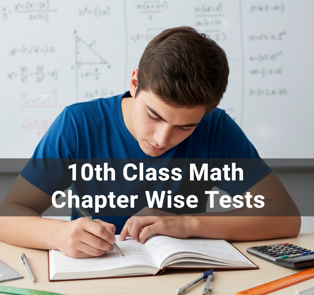 10th class math chapter wise tests
