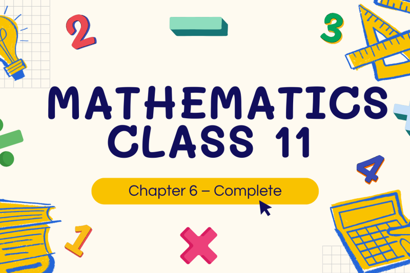 Mathematics Class 11 Chapter 6 – Complete Guide in Urdu