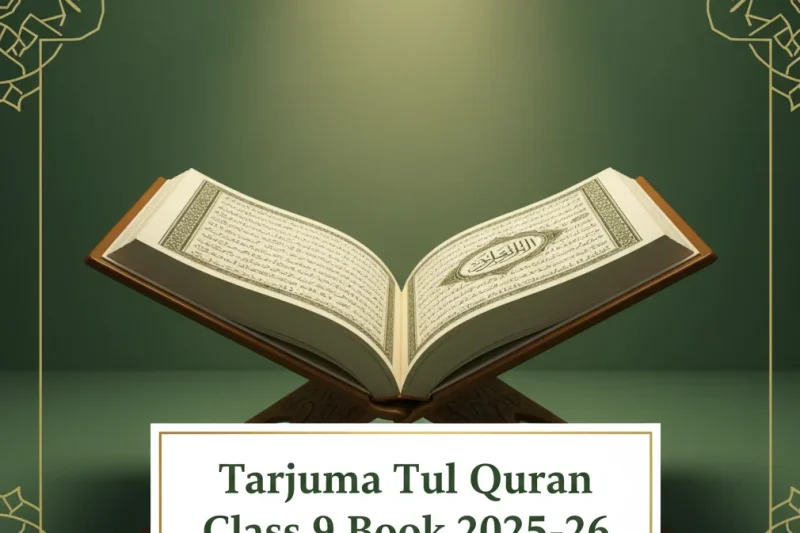 Tarjuma Tul Quran Class 9 Book 2025-26 Translation of the Quran New Syllabus