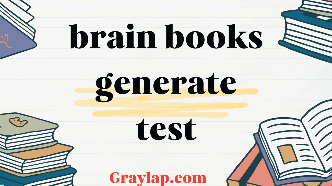 brain books generate test