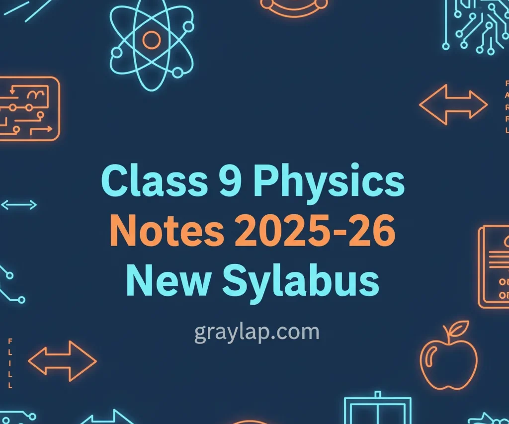 Class 9 Physics Notes 2025-26 New Syllabus