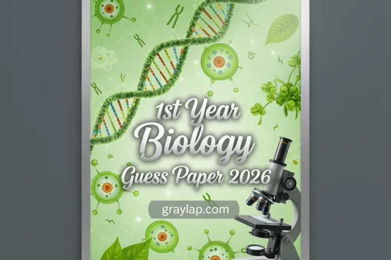 1st Year Biology Guess Paper 2026 Download in PDF