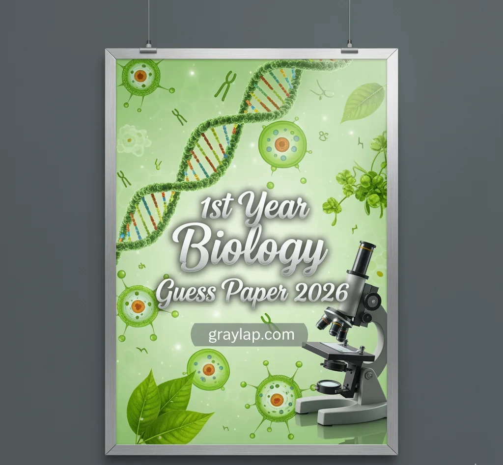 1st Year Biology Guess Paper 2026