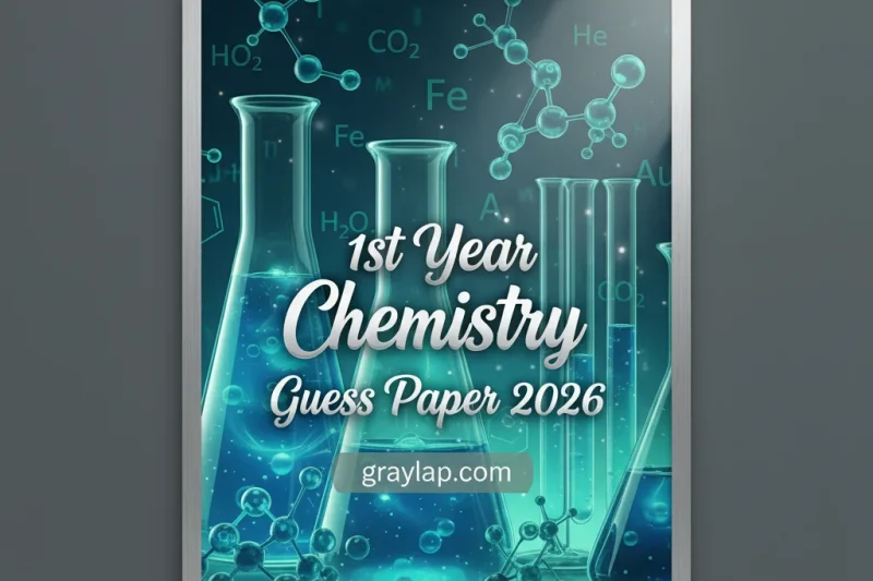 1st Year Chemistry Guess Paper 2026 Download in PDF