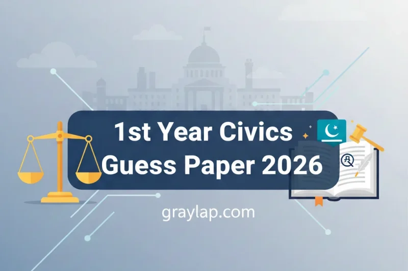 1st Year Civics Guess Paper 2026 | All Punjab Boards