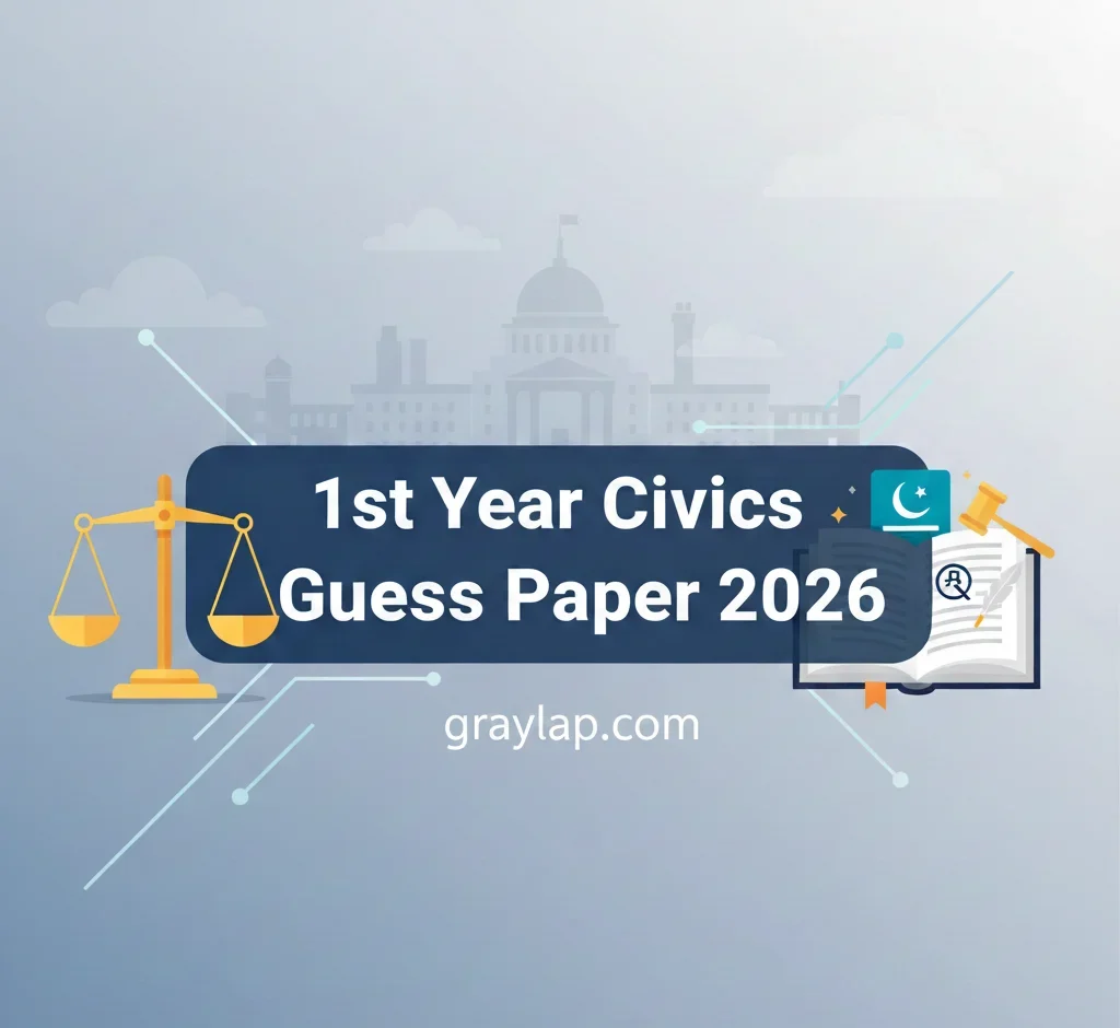 1st Year Civics Guess Paper 2026