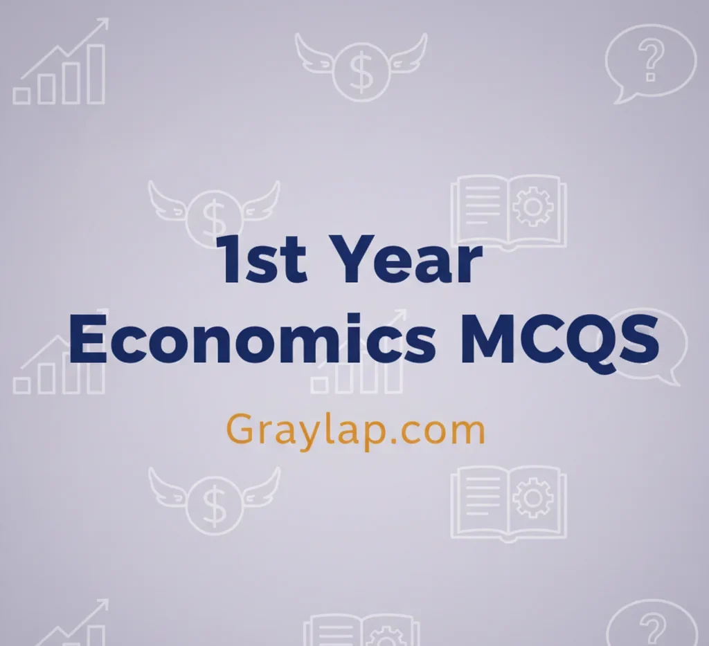 1st year economics mcqs in urdu