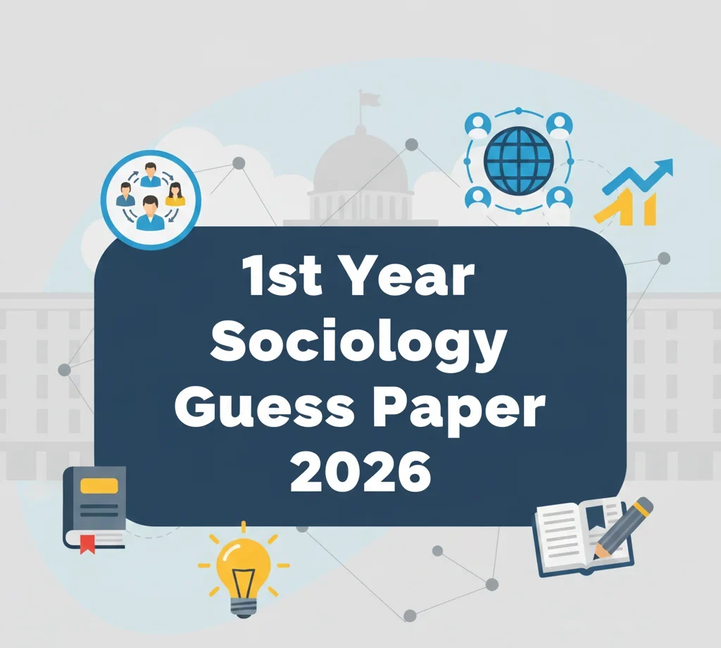 1st Year Sociology Guess Paper 2026