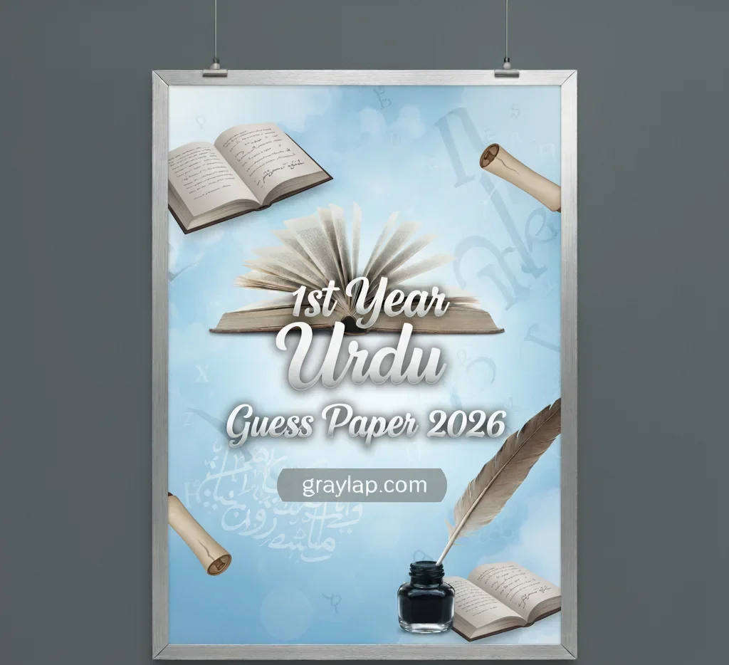 1st Year Urdu Guess Paper 2026