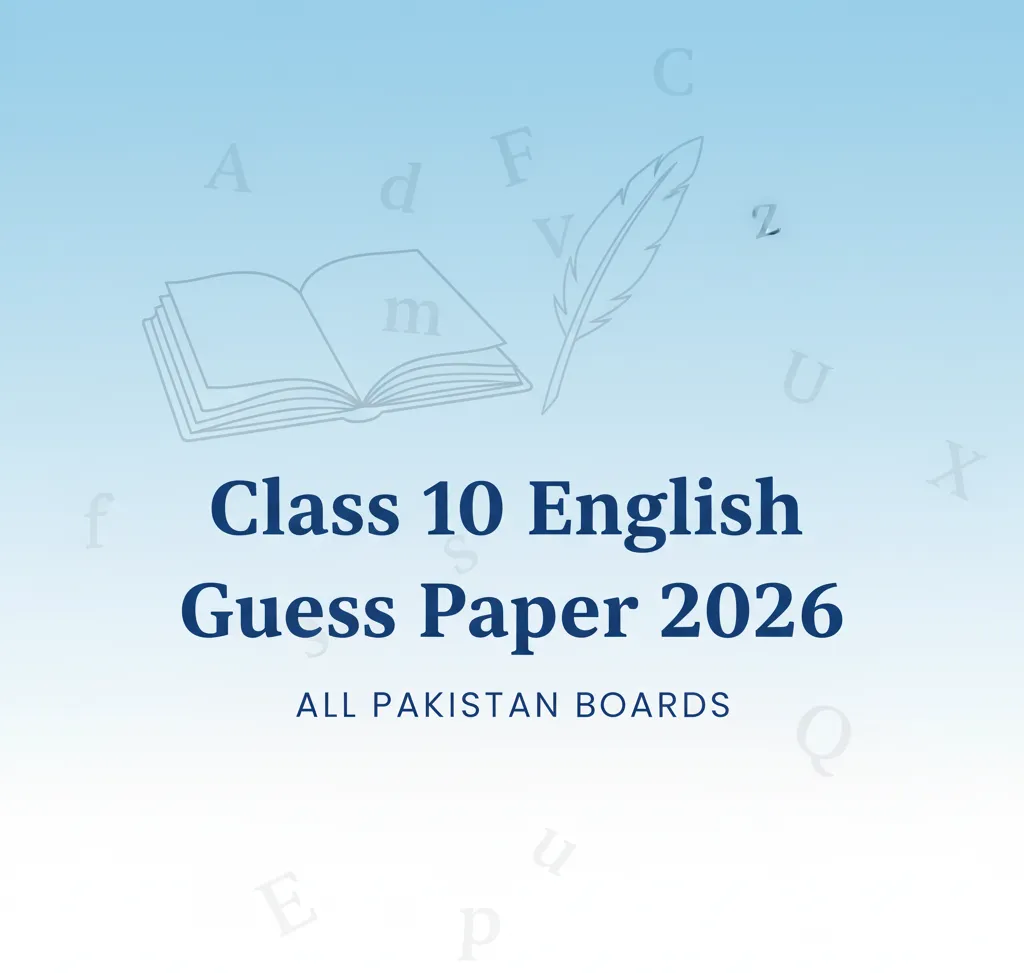 Class 10 English Guess Paper 2026