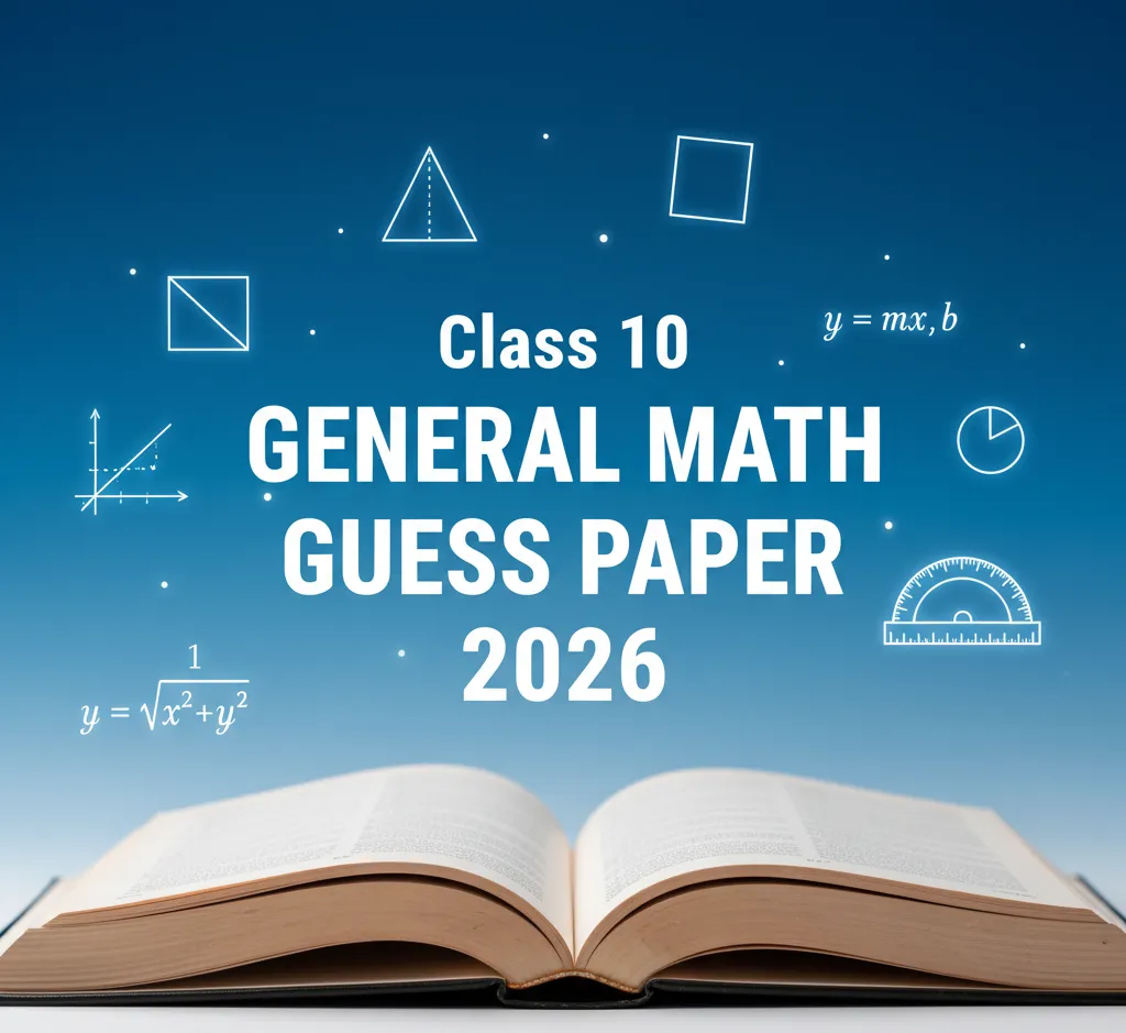 Class 10 General Math Guess Paper 2026