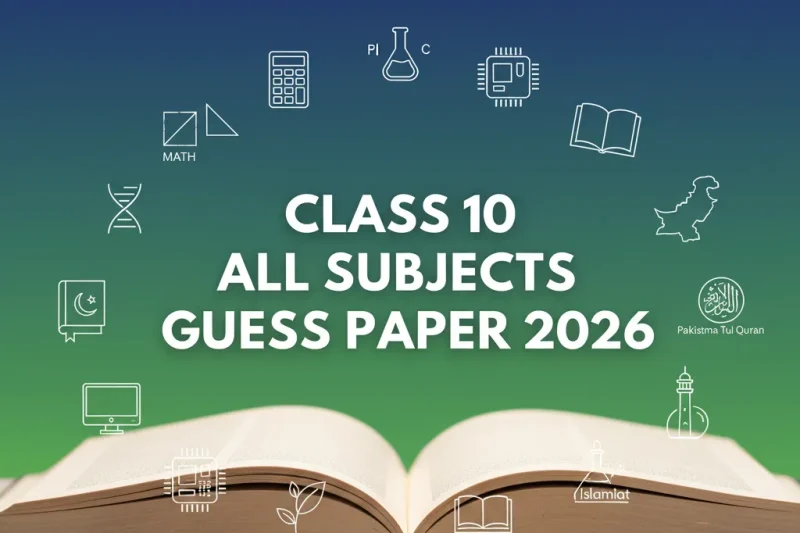 Class 10 all subjects guess paper 2026 