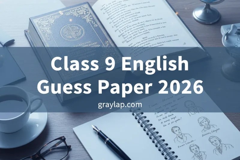 Best Class 9 English Guess Paper 2026 (PDF Download for All Boards)