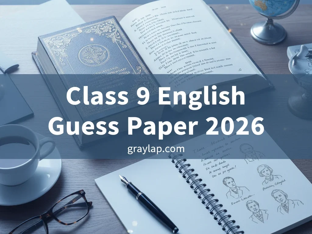 Class 9 English Guess Paper 2026 (All Punjab Boards)