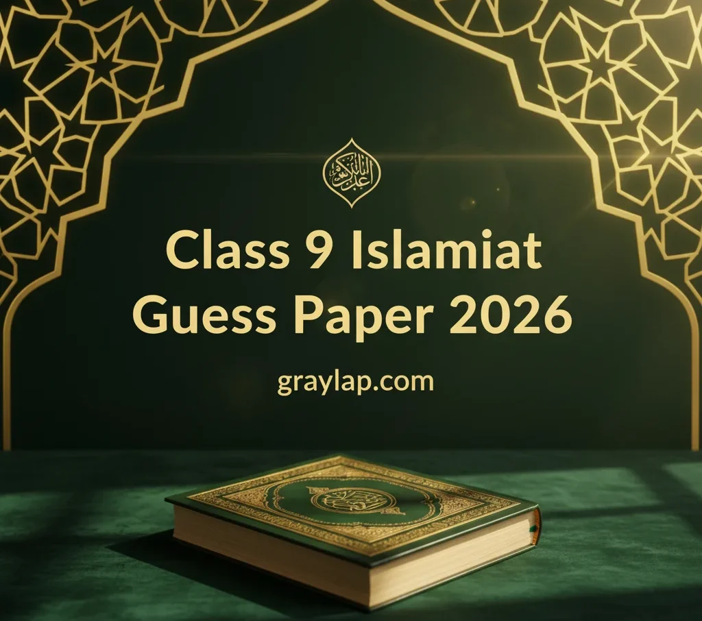 Ultimate Class 9 Islamiat Guess Paper 2026 (PDF Download for All Boards)