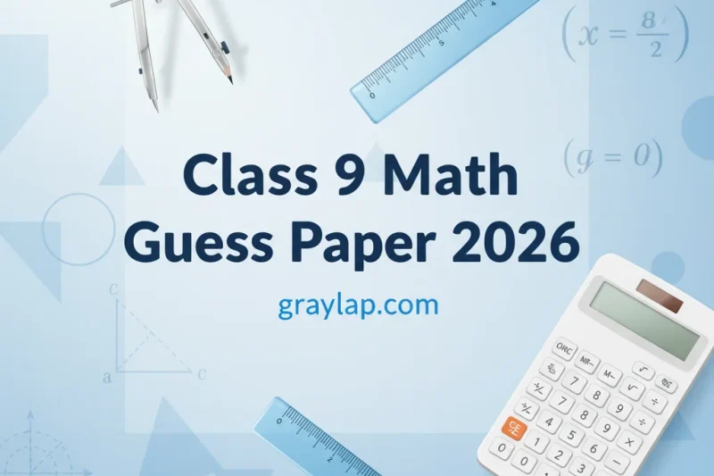 Class 9 Math Guess Paper 2026 (All Punjab Boards)