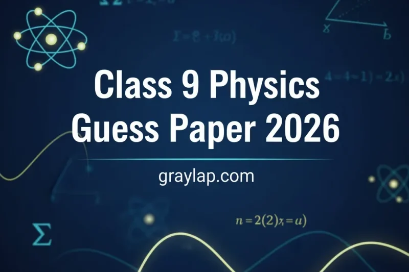 Class 9 Physics Guess Paper 2026